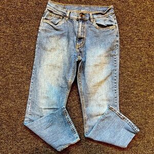 L.L. Bean Denim Jeans Women's 10P Petite Blue 5-Pocket Straight Leg Mid Rise